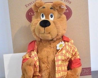 Steiff Oliver B Bommel Teddy Bär 657955 Freund von Tom Poes Limited Edition