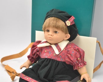 vintage D'anton Jos Betty Girl Doll Poupée espagnole en plastique dur COA et boîte