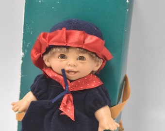 vintage D'anton Jos Cheryl Girl Doll Poupée espagnole en plastique dur COA et boîte