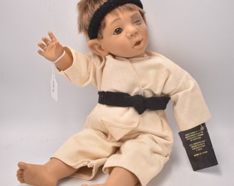 Vintage D'anton Jos James Boy Doll Karate Kid Hard Plastic Spanish Doll