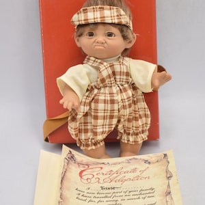 Vintage D&#39;Anton Jos Trixie Girl Doll – Hard Plastic Life Like Doll Collectible