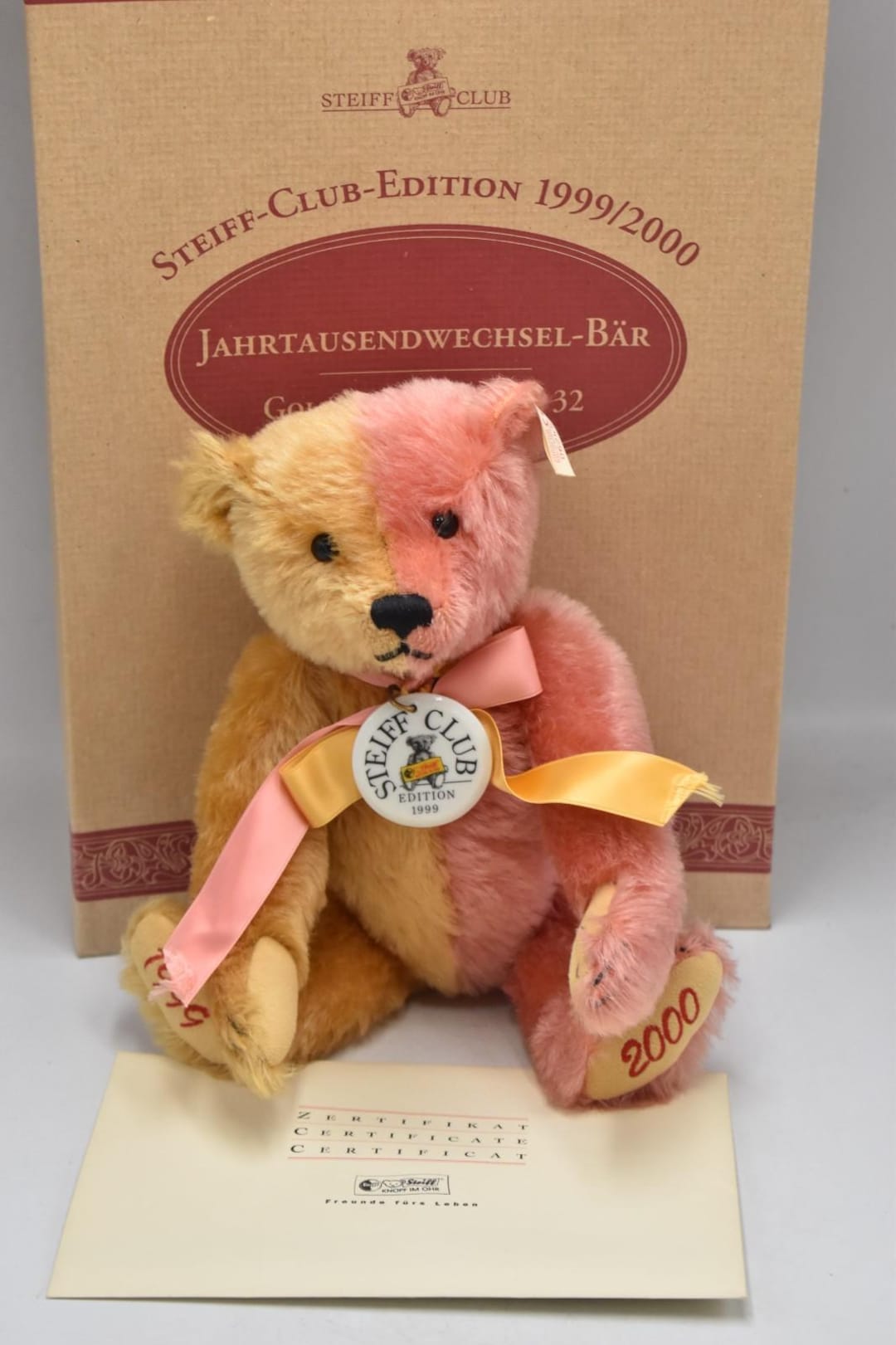 シュタイフ ミレニアム 2000 テディベア 420184 限定版 – 32 cm - Etsy