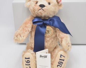 希少品 STEIFF 2002 エリザベス2世女王即位50周年記念 モヘア
