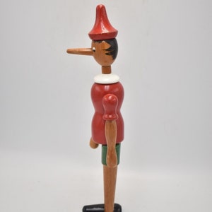 Pinocchio Classico di legno - Divertente burattino giocattolo per bambini