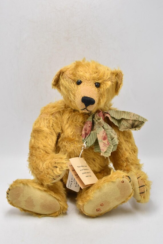 Log Cabin Bears “luther” – OOAK Artist Teddy Bear by Linda S Log Cabin Bears “luther” – OOAK Artist Teddy Bear by Linda S