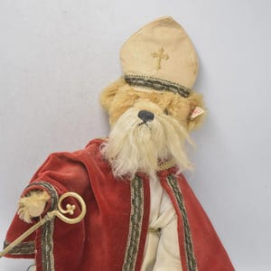 Steiff St. Nikolaus Teddybär - Spieluhr, Limited Edition 037122