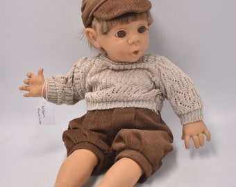 vintage D'anton Jos William Boy Doll Poupée espagnole en plastique dur à sucer le pouce