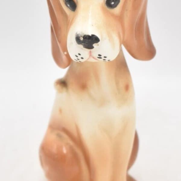 vintage Basset Hound Dog Figurine Statue Ornement Décoratif