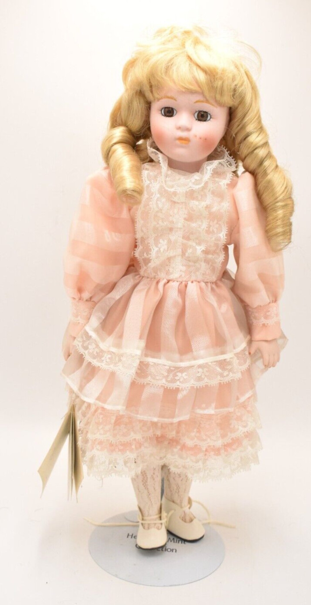 Vintage the Heritage Mint Collection Porcelain Doll Blonde Etsy