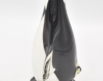 Vintage Large Art Glass Penguin Figurine Statue Ornament