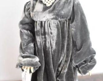 Vintage German Porcelain Head Bisque Doll – Reproduction Mark 8, 44cm