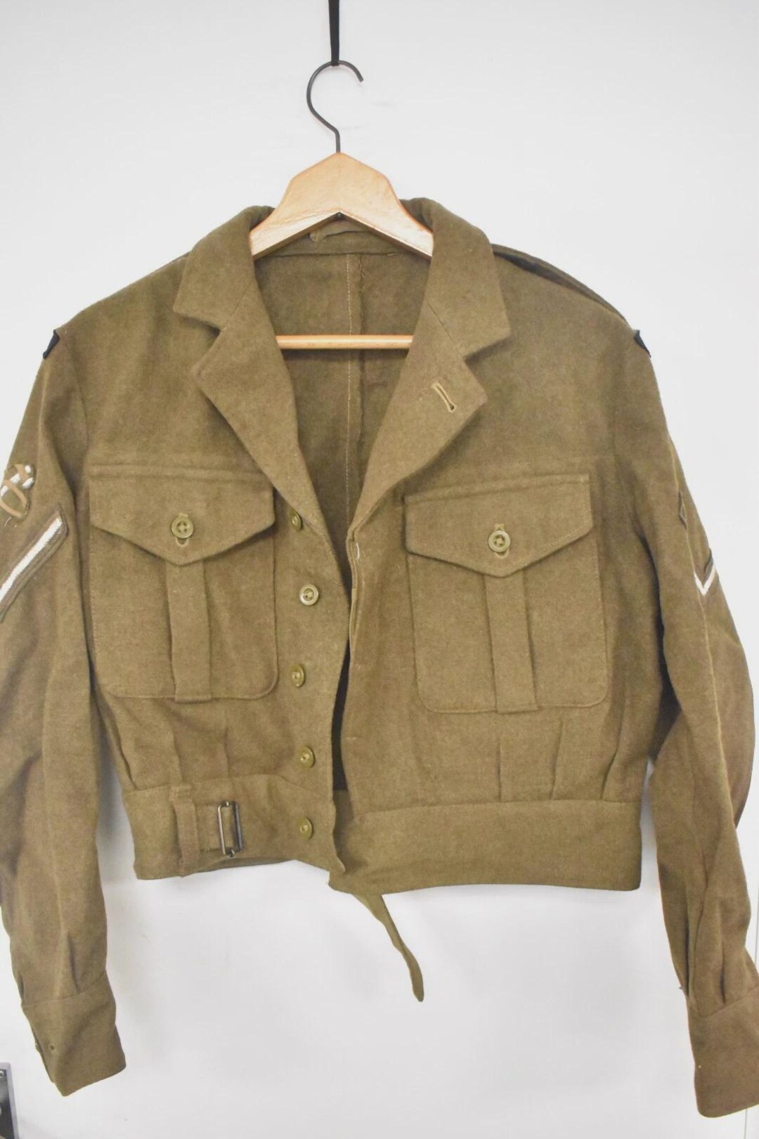 Vintage British Army 1949 Pattern Battledress Blouse 1950 Dated Size 9 ...