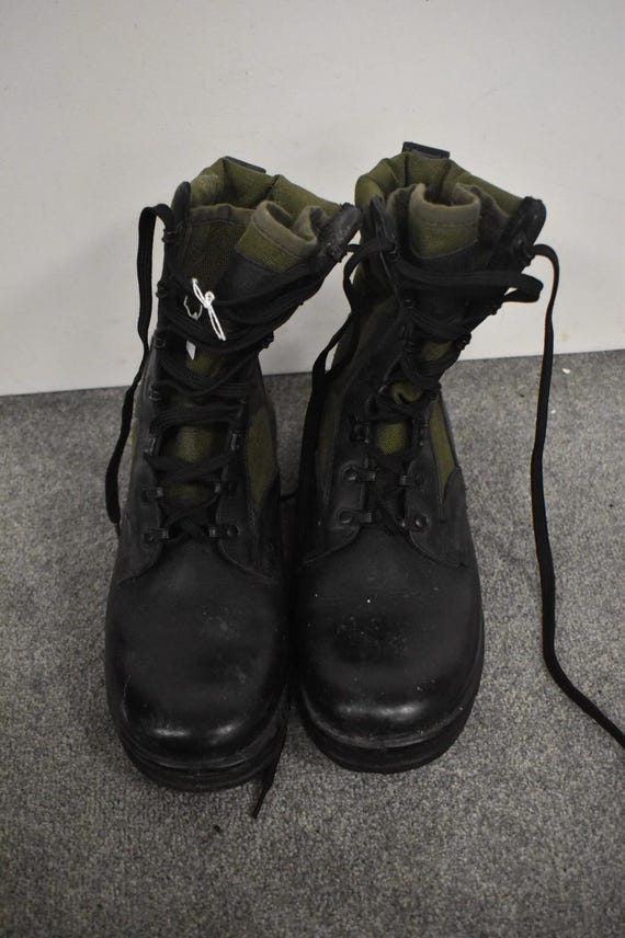 New Original German Army Tropical Boots BALTES Black/OD Green Canvas Military 41 Original German army Tropical Boots BALTES black/OD green  main image 4