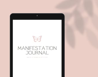 99 Manifestation Journal Prompts | Mental Health Worksheet (PDF)