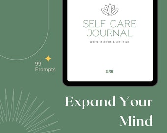 Self Care Journal Prompts | Digital Wellness Journal (PDF)