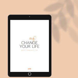 99 Prompt Personal Development Journal | iPad Journal for Goodnotes, Notability | Motivation Journal Printable Digital Download PDF