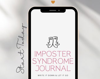 Journal du syndrome de l'imposteur | 99 invites d'auto-réflexion (téléchargement numérique)