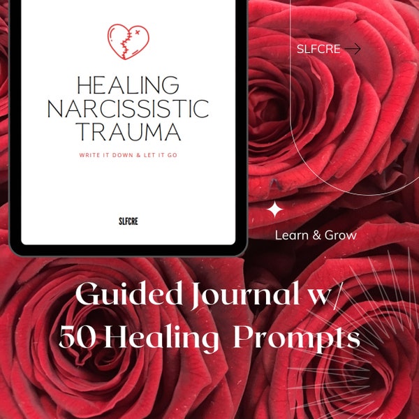 50 Prompt Narcissistic Trauma Journal | Personal Development Digital Journal PDF | Goodnotes, Notability, Android, Ipad workbook download