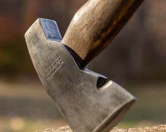 Restored True Temper Dynamic Hatchet (no. DHF) with American Made Charred Handle