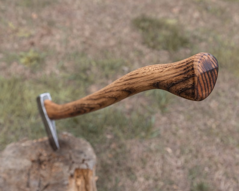 Restored Craftsman Single Bit Axe with American Made Charred Handle image 8