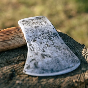 Rare ALTCO American Logging Tool Co. Single Bit Full Size Axe Restored with American Made Charred Handle image 3