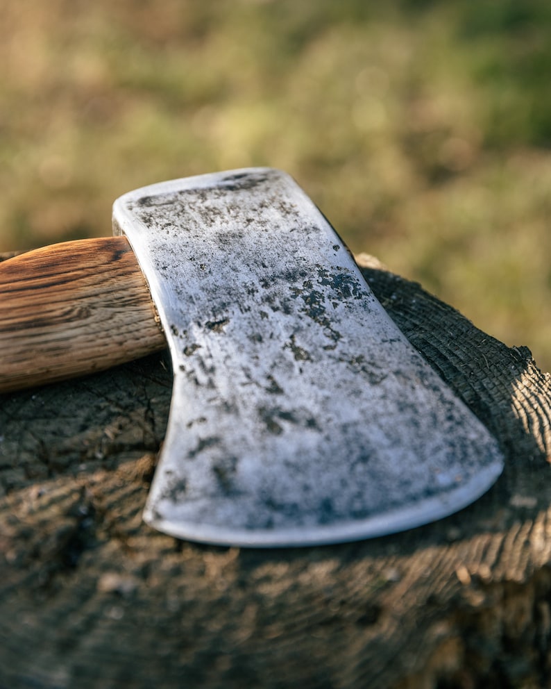 Rare ALTCO American Logging Tool Co. Single Bit Full Size Axe Restored with American Made Charred Handle image 3