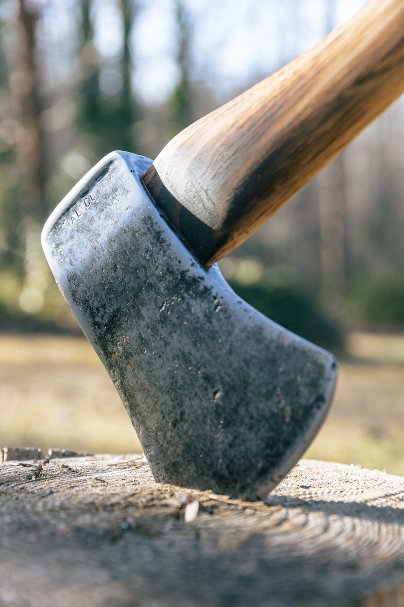 Rare ALTCO American Logging Tool Co. Single Bit Full Size Axe Restored with American Made Charred Handle image 1