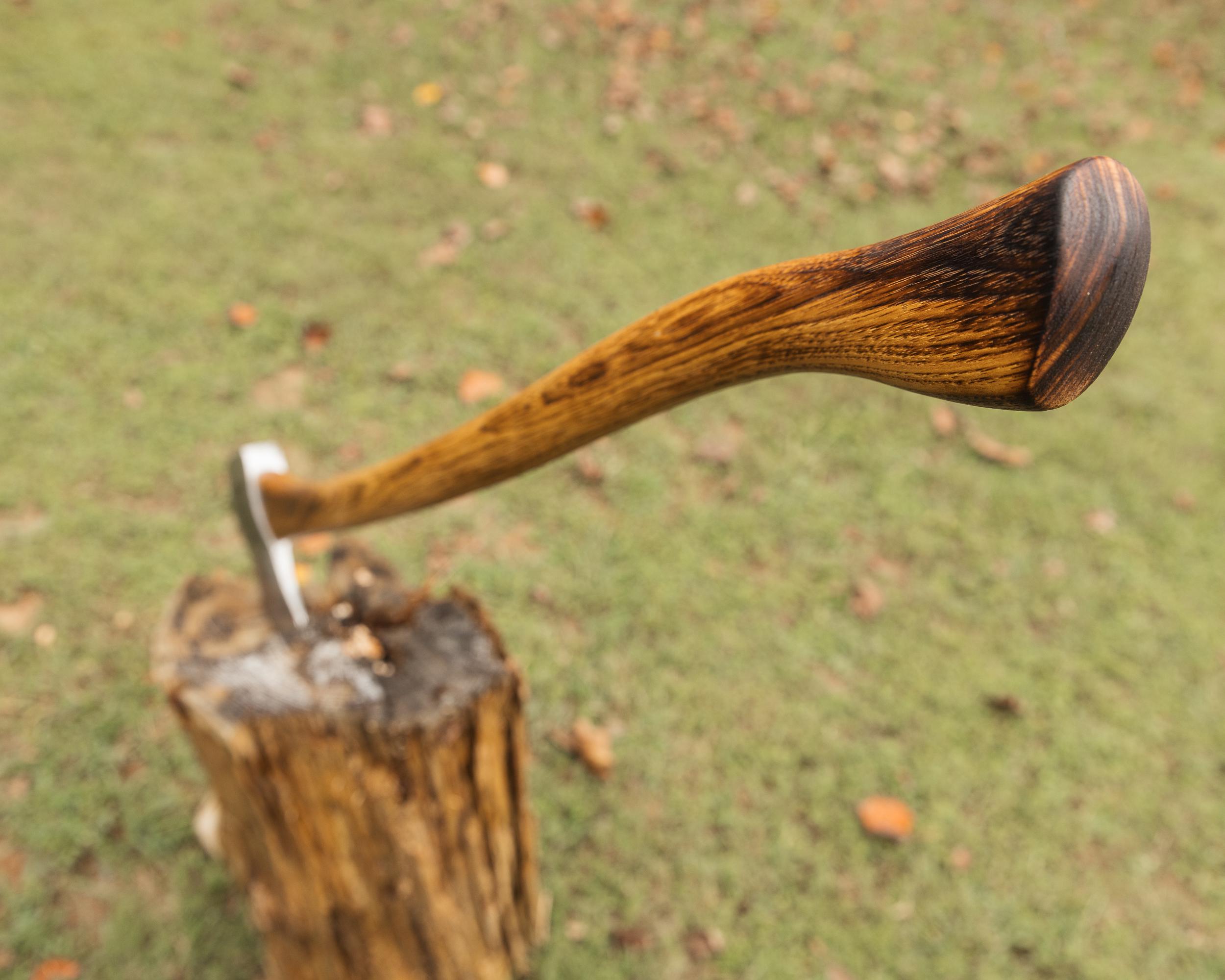 Rare Vintage True Temper Black Raven Single Bit Axe on Charred NOS ...