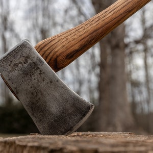 Restored Craftsman Single Bit Axe with American Made Charred Handle image 4