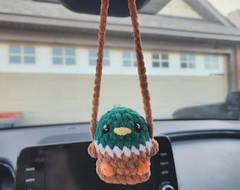 Crochet Mallard Car Charm