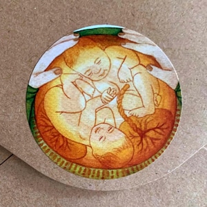 Sticker "Twin Miracle", vanaf 1 st., tweelinggeboorte
