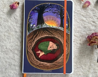 Notebook, diary 'Your Power Place', A5, lined, journaling, 2025