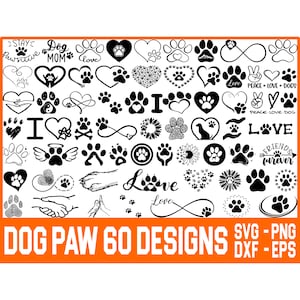 Paw Print svg, dog paw print svg, dog paw svg,Pet Paw SVG, Dog Lover svg Print, Animal Paw svg, Puppy svg, Heart Paw print,Cat Paw Svg