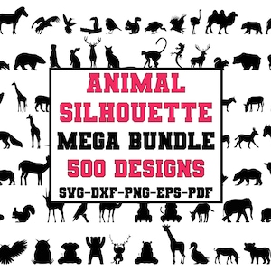 動物 SVG バンドル 動物 SVG 動物のシルエット 動物のカット ファイル 動物のクリップアート 動物のベクター 森の動物 SVG サファリの動物 SVG 動物 DXF