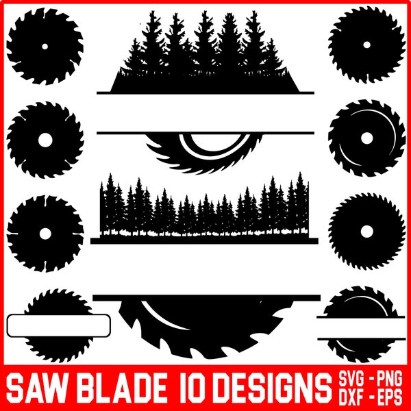 Wood Saw Blade Svg| Saw Blade Monogram| Wood Blade Svg| Wood Saw Blade with Trees| Lumberjack svg , Logger svg, Png, Vector, Clipart