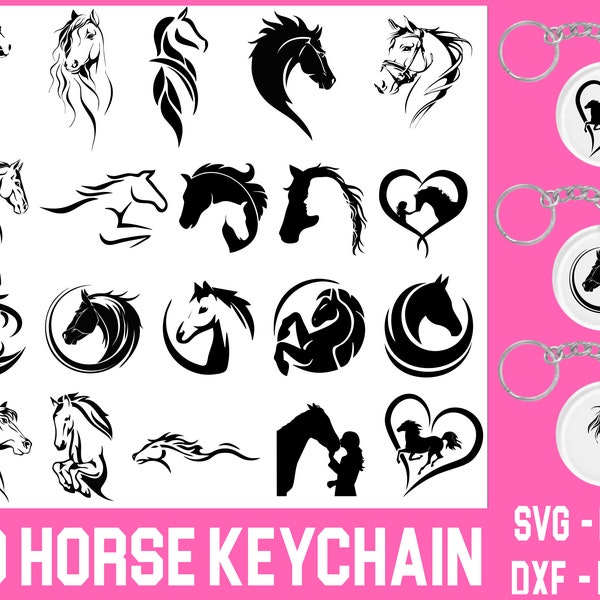 Horse Keychain svg, Keychain SVG, Horse Keychain Svg bundle, Keychain Svg bundle, Horse Keychain png, keychain cricut