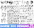 Horse svg, Horse head svg, Horse Silhouette, Horse Heart Svg, Horseshoe SVG, Animal Svg, riding svg, cutting files for cricut silhouette. product logo