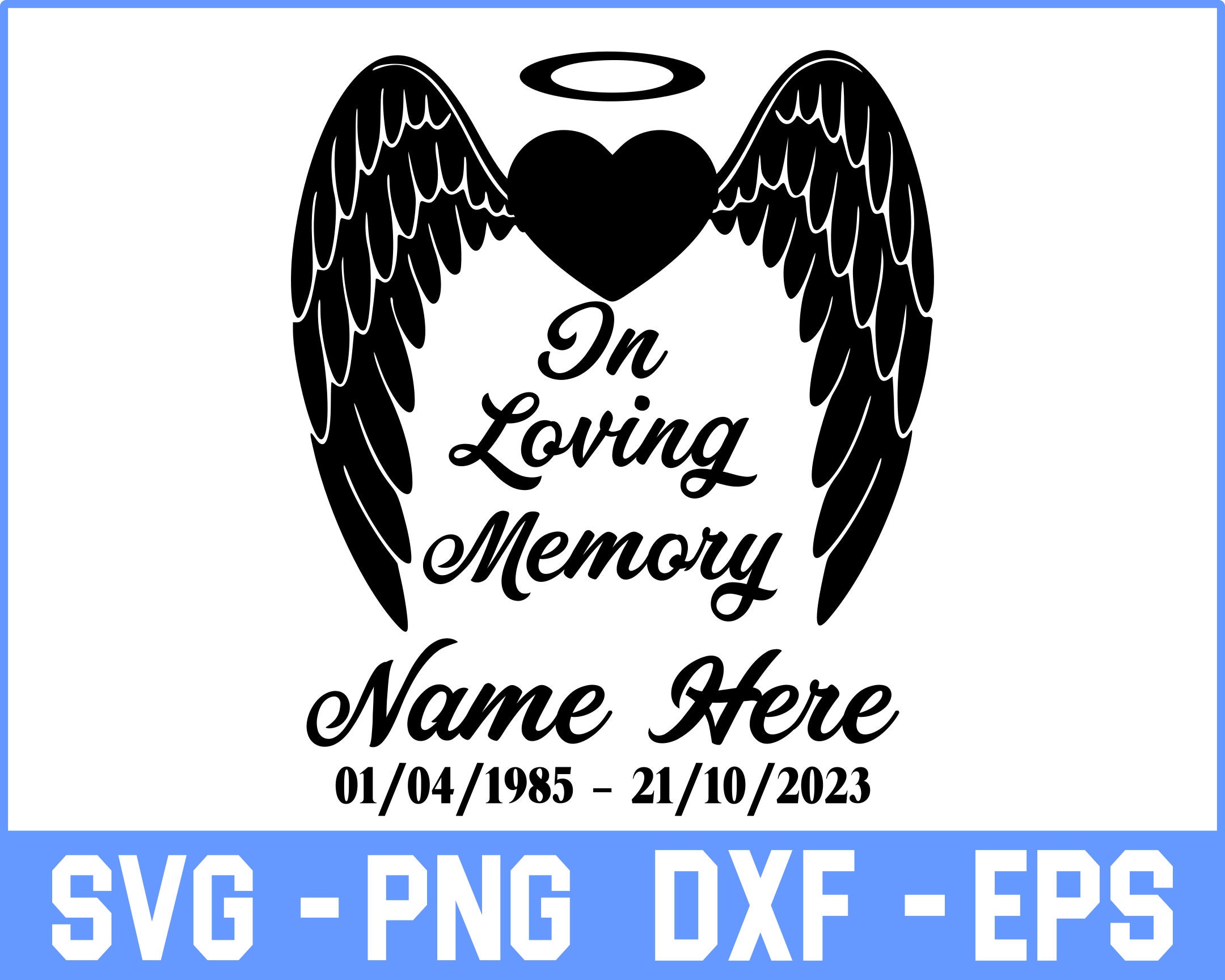 In Loving Memory Svg in Loving Memory Png Memorial SVG Etsy