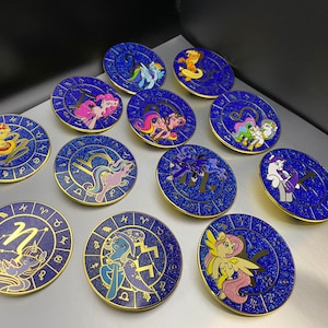 Horoscope x MLP Enamel Pins | Astrology x MLP Enamel Pins