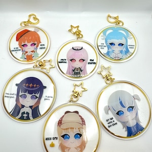 Hololive Talent Acrylic Charms