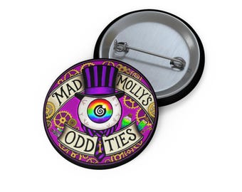 Aangepaste speldknoppen Mad Molly's Oddities