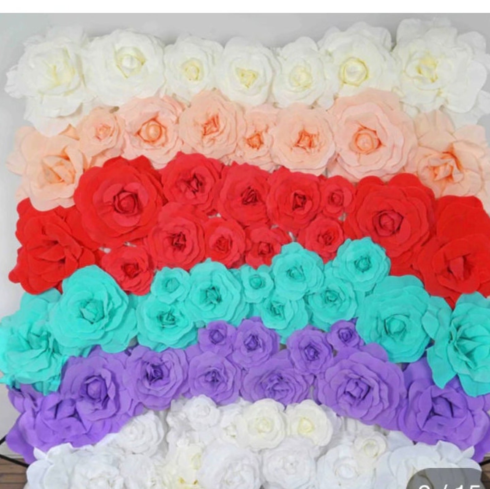 Three Purple 8 Inch Real Touch Foam Flowers for Decorating Etsy