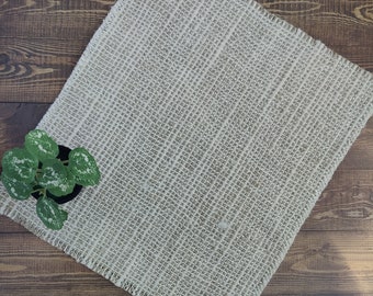 Miniature Designer Look Accent Rug Jute Style