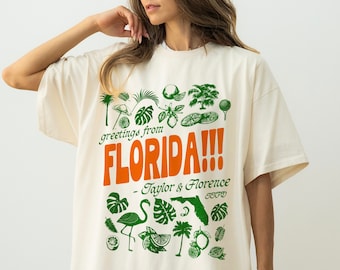 ¡¡¡Florida!!! Camiseta de poetas torturados / Taylor Florence Tropical Aesthetic Swiftie Gift / Swift Version Taylor's TTPD Tee