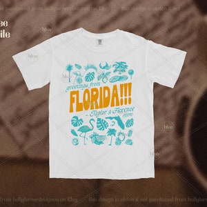 florida Tortured Poets T-Shirt Taylor Florence Tropical Aesthetic Swiftie Gift Swift Version Taylor's TTPD Tee zdjęcie 4