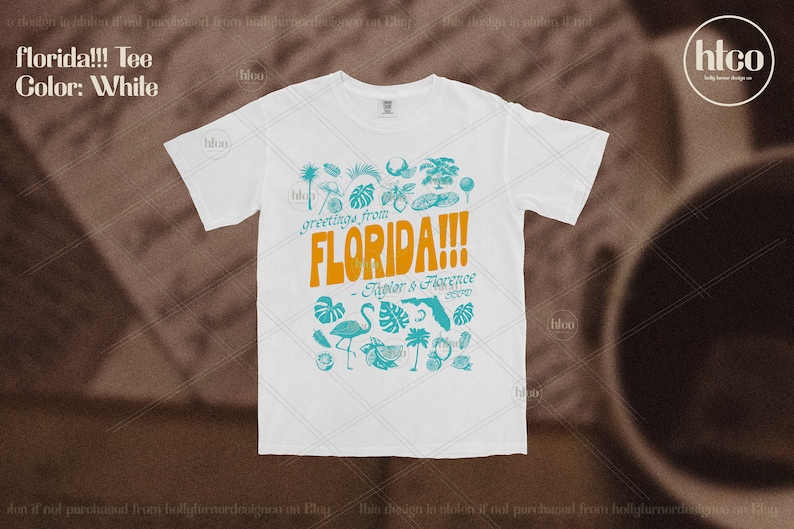 florida Tortured Poets T-Shirt Taylor Florence Tropical Aesthetic Swiftie Gift Swift Version Taylor's TTPD Tee zdjęcie 4