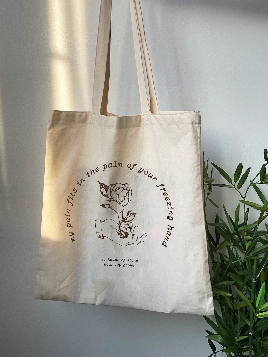 Ivy Evermore Canvas Tote Bag Taylor Swiftie Gifts 100% Cotton Folklore ...