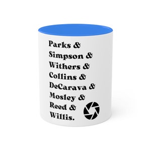 Famous Black Photographers, Unique Black History Mug, 11oz, Coffee Mug Photography Creative Gift, Photography lovers