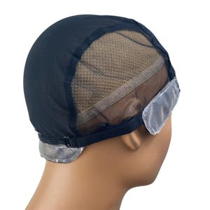 Atmungsaktive transparente Mesh-Kappe mit rutschfestem Silikon zur Herstellung von Perücken und Haar-Weberei-Medizinerperücke für Kinder und Frauen