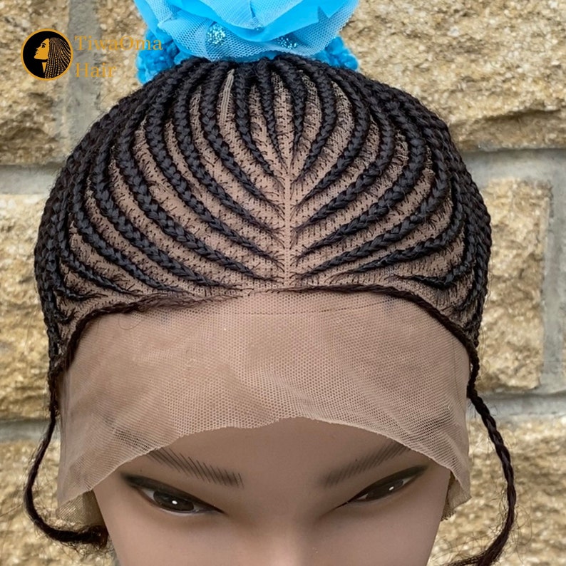 Kids Cornrow Ponytail Wig Alopecia Support Wig Children Etsy